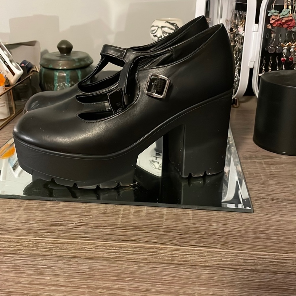 Platform Mary Janes